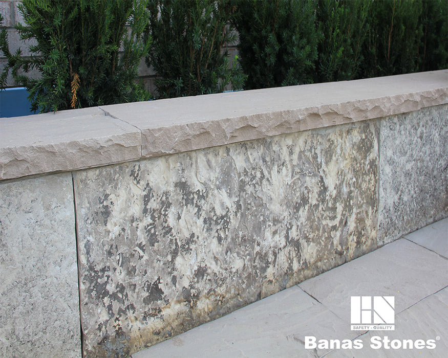 Banas Stones® Bullnose Coping - Flint