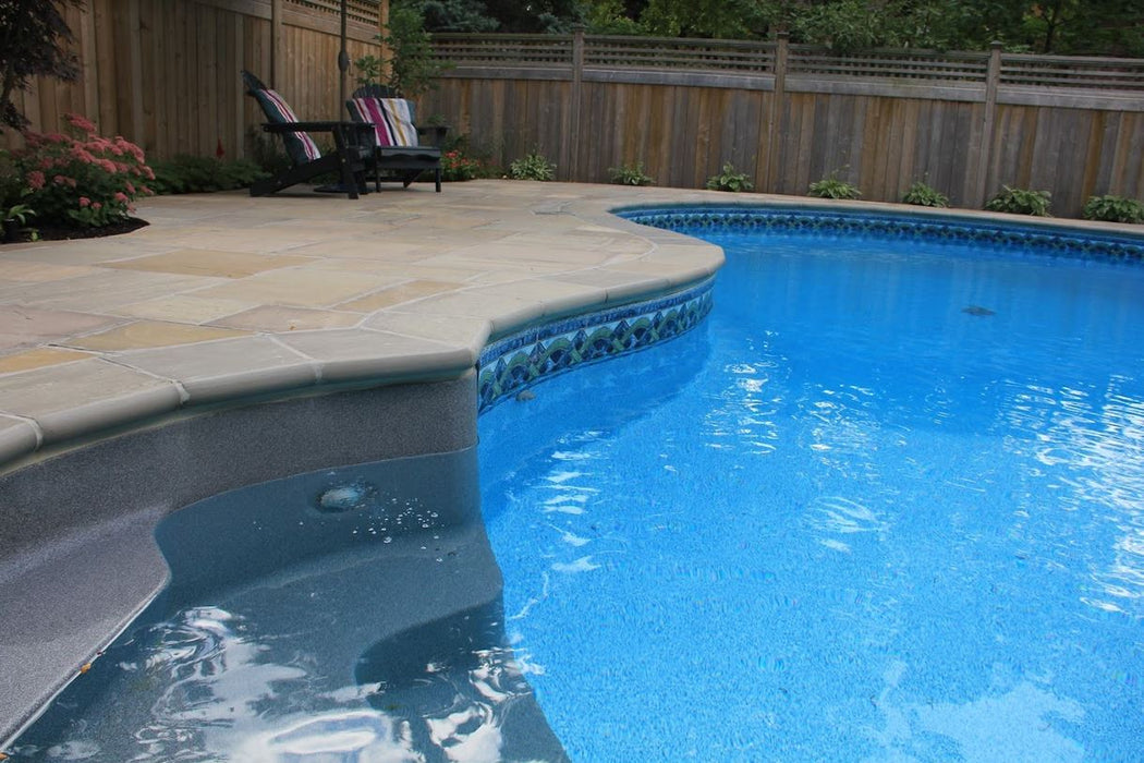 Banas Stones® Bullnose Rebated Coping - Slate Grey
