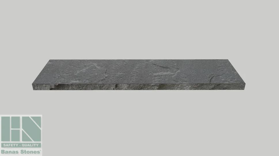 Banas Stones® Rockfaced Coping - Dove Grey