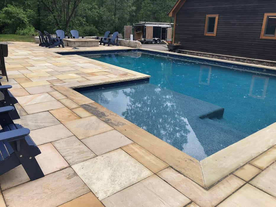 Banas Stones® Rockfaced Coping - Fossil