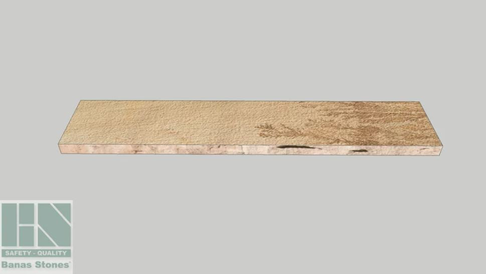 Banas Stones® Rockfaced Coping - Fossil