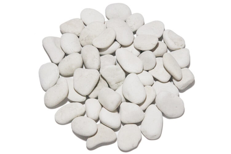 Stone Decorative® Garden Semi-Polished White