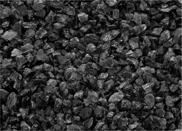 Stone Decorative® Crushed Glass Black