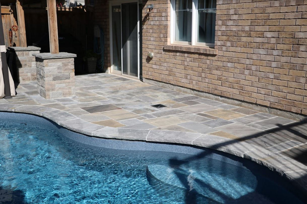 Banas Stones® Rockfaced Coping - Imperial Black