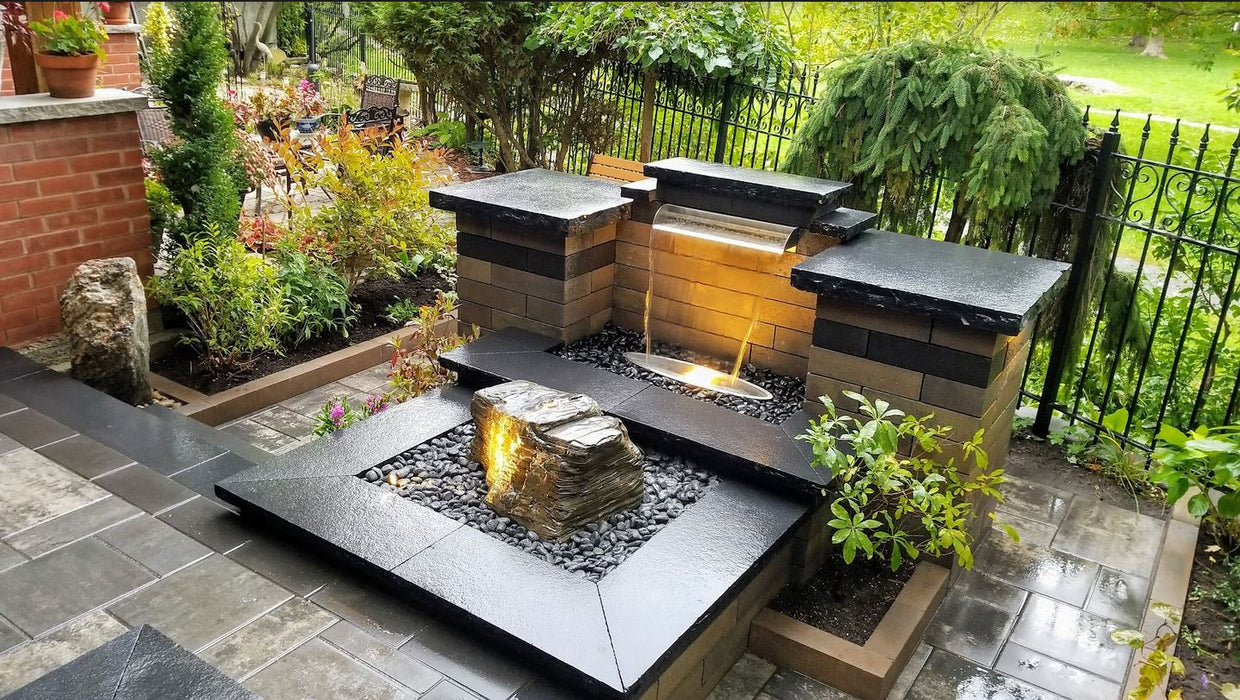 Banas Stones® Rockfaced Coping - Kota Black