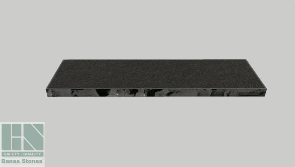 Banas Stones® Rockfaced Coping - Kota Black