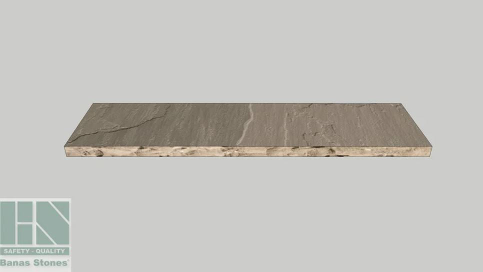 Banas Stones® Rockfaced Coping - Lavender
