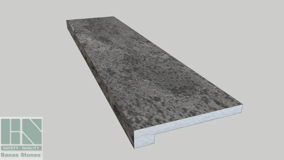Banas Stones® Rebated Coping - Silver Grey