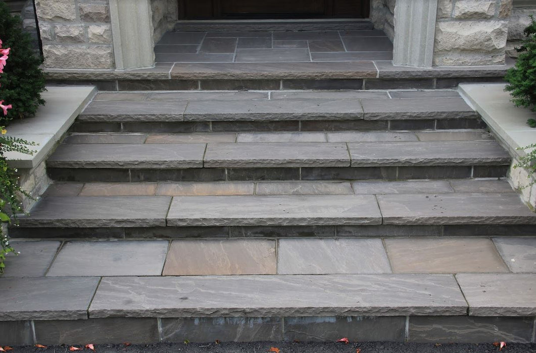 Banas Stones® Rockfaced Coping - Slate Grey