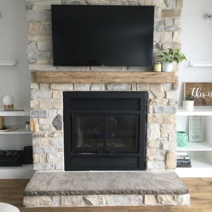 RenoStone® Concrete 'Wood' Fireplace Mantels
