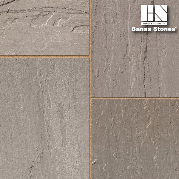 Banas Stones® Rockfaced Coping - Slate Grey
