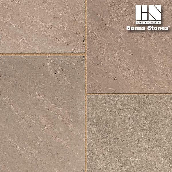 Banas Stones® Square Cut Flagstone - Brown