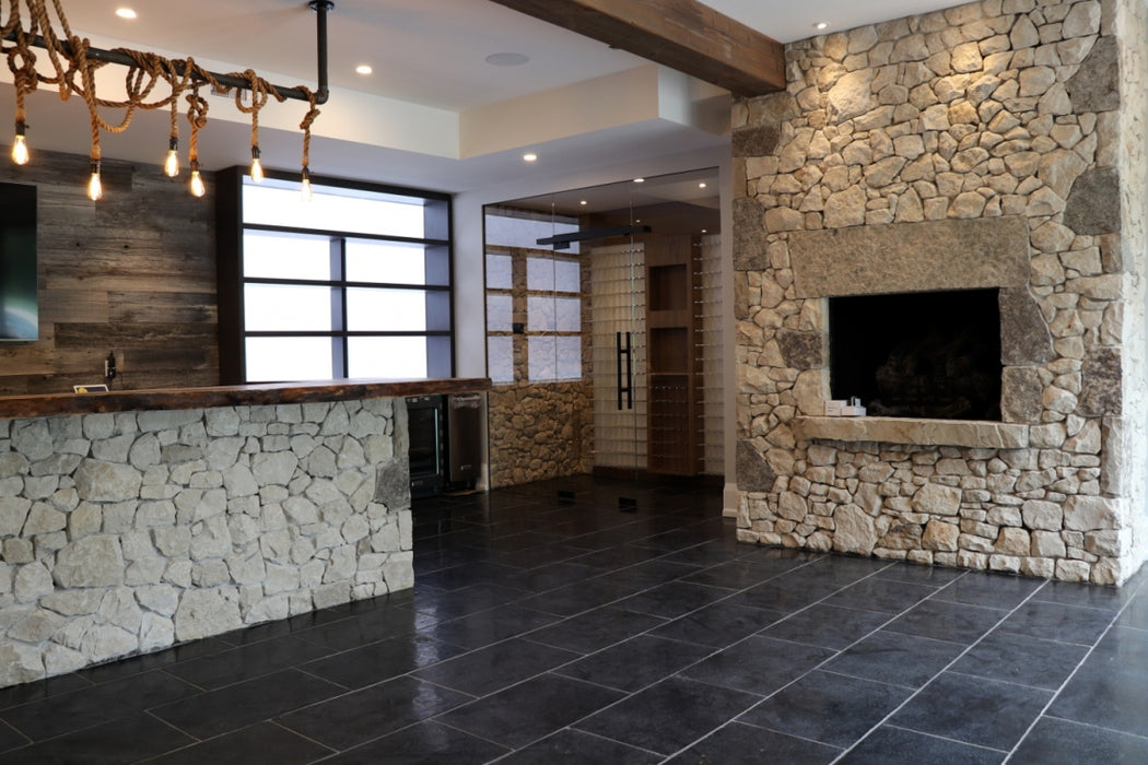 Rustic Rubble Stone Masonal Stone® Rustic Rubble - Elora Gold - Cohen and Cohen Natural Stone