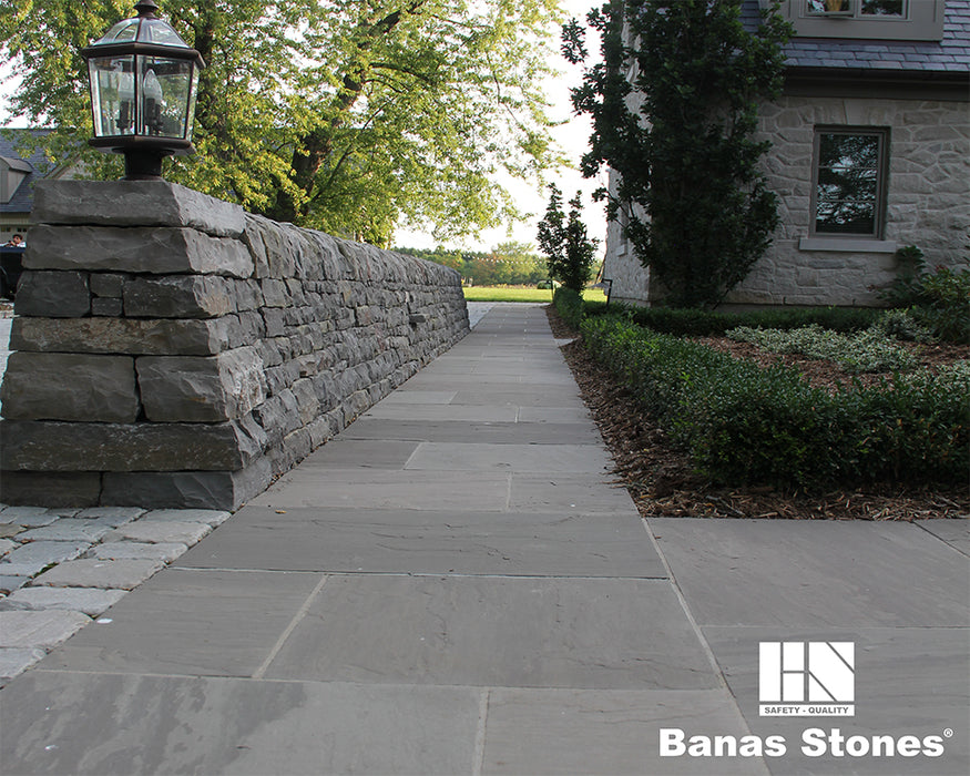 Banas Stones® Square Cut Flagstone - Slate Grey