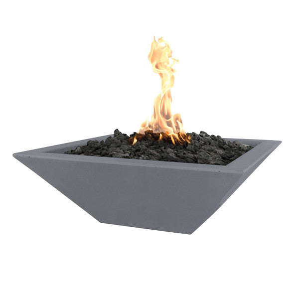 Linzel® Maya Concrete Electronic Fire Bowl - Natural Gas