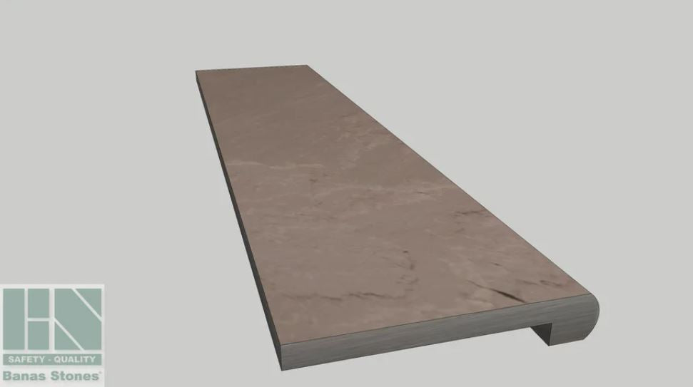 Banas Stones® Bullnose Rebated Coping - Flint