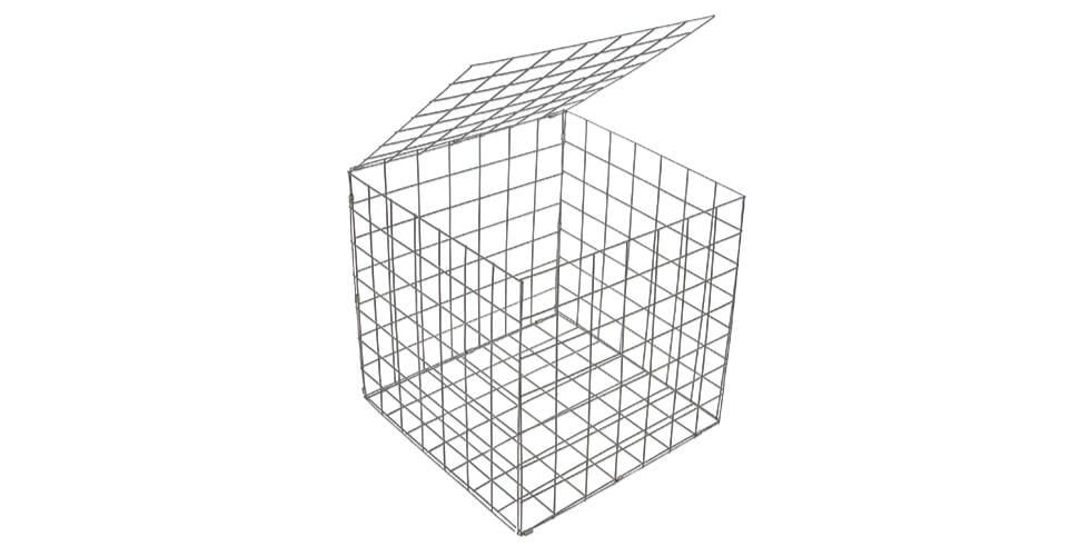 Stone Decorative® Galfan Industrial Gabion - Small Cube