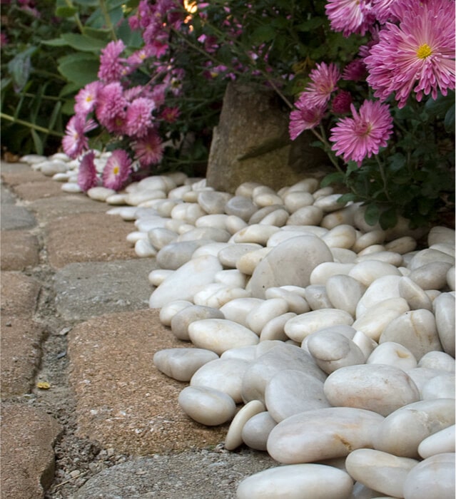 Stone Decorative® Garden Highly Polished Off-White