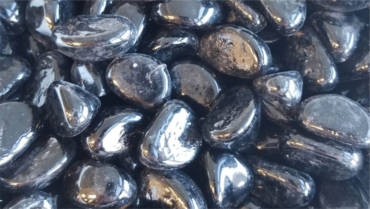 Stone Decorative® Glass Pebble Black