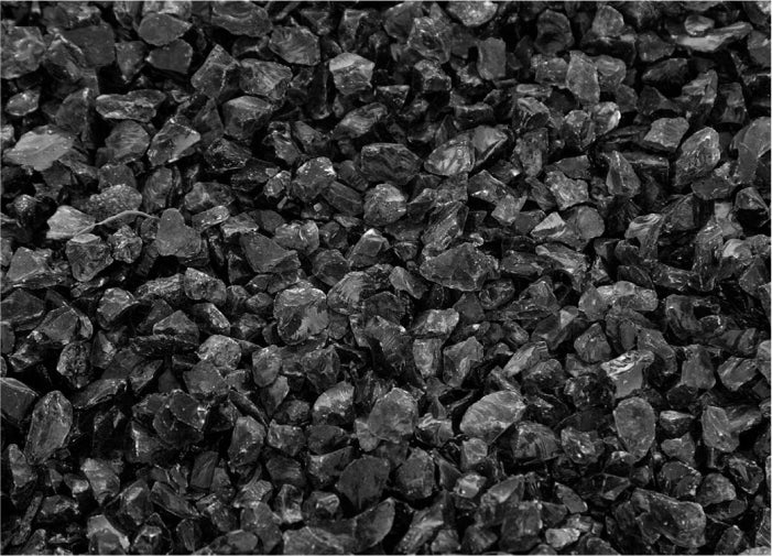 Stone Decorative® Crushed Glass Black