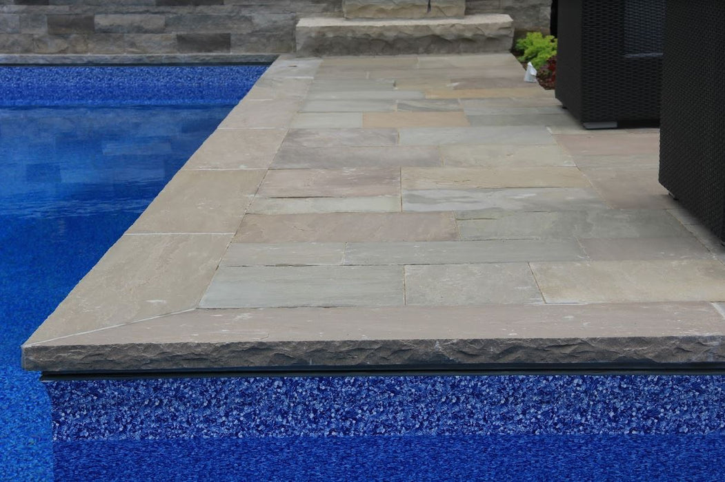 Banas Stones® Rockfaced Coping - Lavender