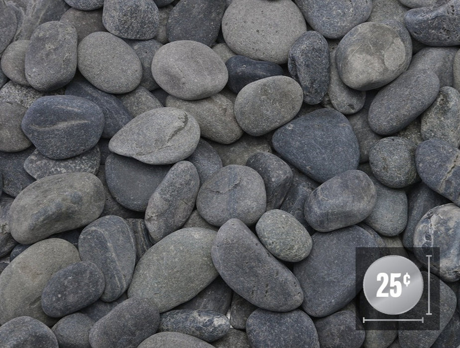 Mexican Beach Pebbles - Black