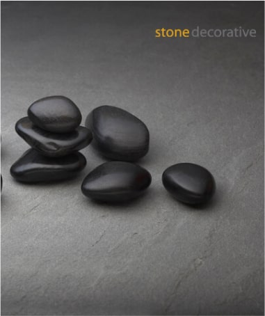 Stone Decorative® Garden Polished Black