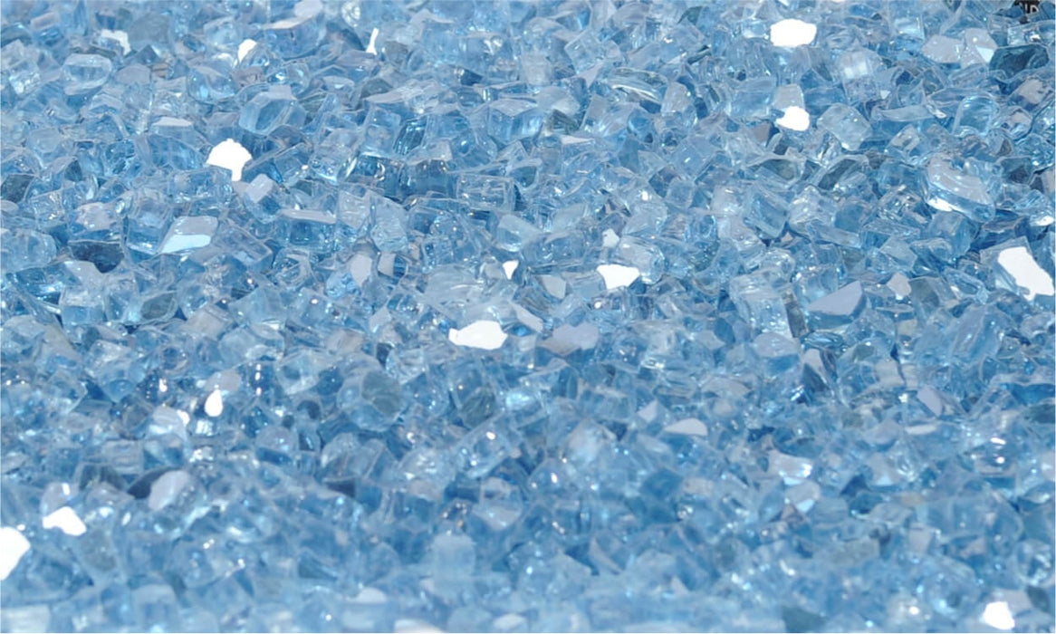 Stone Decorative® Reflective Crushed Glass Aqua Blue