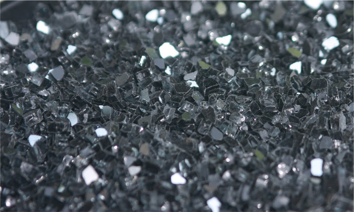 Stone Decorative® Reflective Crushed Glass Black
