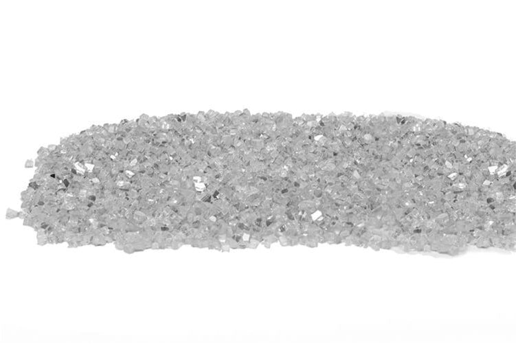 Stone Decorative® Reflective Crushed Glass White