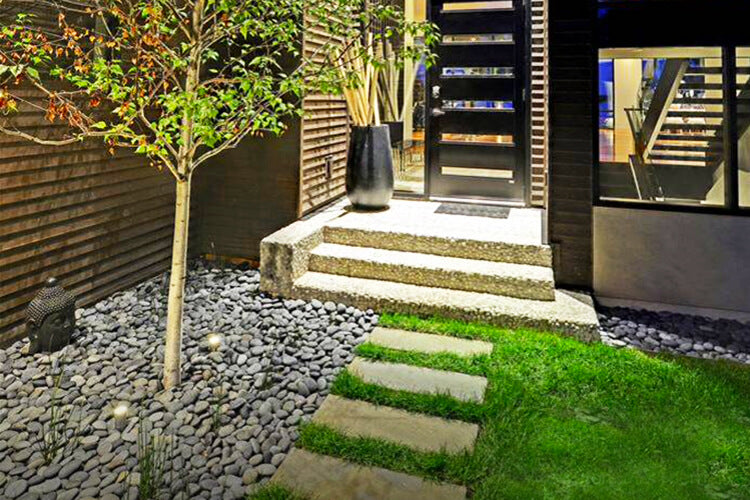 Stone Decorative® Garden Semi-Polished Gray